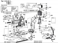 Bosch 0 600 285 042 Belt Sander 240 V / Gb Spare Parts